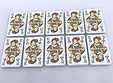 Generisch 10 Skat Karten Spiele Französisches Bild mit Großen Eckzeichen Jumbo Index in PVC Etui