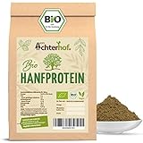 Bio Hanfprotein | 500g | Pflanzliches Eiweißpulver mit 50% Proteingehalt | Bio Hanfmehl direkt vom Achterhof