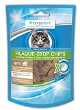 bogar, Bogadent Dental Sticks für Katzen, Zahnstocher Katzen-Zahnpflege, Katzensnacks zur Vorbeugung von Zahnstein, Chips für Katzen, Mit Fleisch, Früchten und Mineralien, Katzenzubehör, 50 g