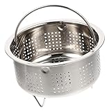 GRIRIW Edelstahl Dampfgarer 304 Edelstahl Dampfeinsatz Für Gemü Und Fleisch Dampfkorb Perfekt Für Gesundes Dampfgaren Platzsparend Und Langlebig