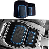Z.MYUKI】für Dacia Jogger 2021-2024 2025 Mittelkonsole Ablagefach, Auto Zubehör Armlehne Aufbewahrungsbox Mittelarmlehne Tray Organizer (Blau)