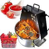 Elektrische LebensmittelmüHle Mit 400 L/Min Luftstrom Zum Trocknen, Kommerzielle TomatenmüHle, Tomatenpresse Aus Edelstahl, LebensmittelmüHle,220V