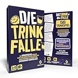 ZENAGAME Die Trinkfalle, Trinkspiel Trinkspiele für Erwachsene - 300 Verschiedene (und Immer lustige) Karten - Kartenspiele für Erwachsene, Drinking Game und Partyspiele für Erwachsene