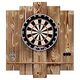 WDS Darts Sports Wooden Dartboard Surround - Premium Dart-Wandschutz | Catchring | Dart Umrandung (Ohne Tablet-Halter)