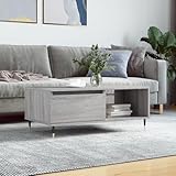 BOWEKAM Home & Garden Couchtisch Grau Sonoma 90x50x36,5 cm Holzmöbel Wahl