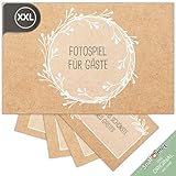 Fotospiel Hochzeit XXL - Das Original von snaPmee - 100+9 Fotoaufgaben - Hochzeitsspiel für Gäste & Brautpaar - Kraftpapier