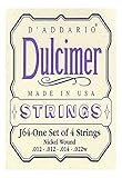 D'Addario J64 Saitensatz für Ukulele, Dulcimer, Tenor Gitarre, Oud Dulcimer/4-String