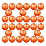 FONDOTIN 30 Stück Aufklappbare Tombola Kugeln 4cm aus Kunststoff Farbige Lotteriekugeln für Partys und Verlosungen Blickdicht Wiederverwendbar Leichte Party Spielbälle