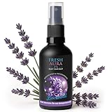 Fresh Aura Kissenspray & Raumspray Lavendel – Natürliches Schlafspray mit ätherischen Ölen – Für Ruhe, Entspannung & erholsamen Schlaf – Vegan, Made in Germany, 100 ml Glasflasche