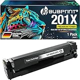 Bubprint Tonerkartusche kompatibel als Ersatz für HP 201X 201A CF400X CF400A für HP Color Laserjet Pro MFP M277dw M277n M274n M277 M252dw M252n (1 Schwarz)