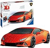 Ravensburger 3D Puzzle Lamborghini Huracán EVO 11238 - Das berühmte Fahrzeug als 3D Puzzle Auto - 108 Teile - ab 8 Jahren