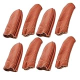 SHINEOFI 10 Paar Aus Leder Daumenschutz Handschuhe Bausatz Fingerpflaster Gel-fingerschutz Thermik Ringe Fingernagel Kit Für Eingewachsene Zehennägel Zum Hacken Quilling Spiel