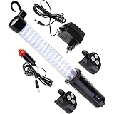 Hochleistungs LED Arbeitsleuchte - kabellos inkl. Akku - spritzwassergschützt - inklusive Netzteil 12V KFZ Ladegerät
