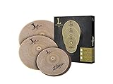 ZILDJIAN LV468 Becken Low Volume Serie 468 Box Set bestehend aus 35,5 cm (14 Zoll) Hats, 40,6 cm (16 Zoll) Crash, 45,7 cm (18 Zoll) Ride