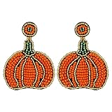 Halloween Ohrringe für Frauen, Mädchen Halloween Kürbis Ohrringe,Damen Herbst Ohrringe Halloween Kürbis Ohrringe | Leichte Halloween Ohrringe Ohrhänger gewonnen