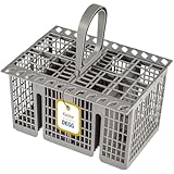 DEGG Besteckkorb - Geschirrkorb Spülmaschine - Besteckkorb mit Griff und Fächern - Universal Geschirrspüler Besteckkasten - Hitzebeständiger - Premium-Qualität