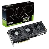 ASUS ProArt GeForce RTX™ 4070 OC Edition 12GB GDDR6X Grafikkarte (PCIe 4.0, 12GB GDDR6X, DLSS 3, HDMI 2.1, DisplayPort 1.4a)