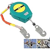 Tragbarer einziehbarer Fallschirm, Hochhöhen-Falldämpfer für Dachbau, persönliche Fallschutzausrüstung, tragbarer Stoßdämpfer mit selbstsicherndem Haken