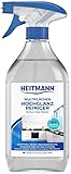 HEITMANN pure Multiflächen Hochglanzreiniger | Kraftvoll gegen Fett & Fingerabdrücke | Streifenfrei auf Glas, Möbel & Hochglanzoberflächen | 2in1 Formel | 500 ml
