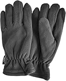 normani Thinsulate Herren Fleece Handschuhe mit Fleecefütterung - schön warm für kalte Tage Farbe Grau Größe M