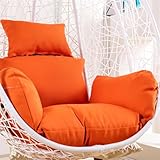 Kissenbezug füR HäNgesessel In Eierform, Ersatzset füR Rattansessel füR Den Innen- und AußEnbereich (Ohne FüLlung)(F)