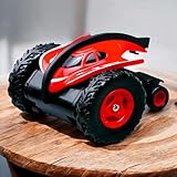 RC ferngesteuertes Off-Road High-Speed Stunt-Auto, Buggy & Crawler Fahrzeug inkl. 360° Spins, Sprünge, Demo-Modus, LED-Lichteffekte, Ideal für Stunts, Rennen, Multiplayer-Spaß für Kinder u. Erwachsene