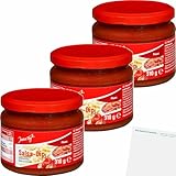 usy Bundle für Jeden Tag Dip Salsa pikant 3er Pack (3x310g Glas) + usy Block