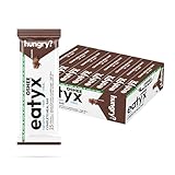 eatyx Schoko-Riegel | Vollständige Mahlzeit in Riegelform | 8 x 60g | Enthält 13 Vitamine und Mineralstoffe | Kein Zuckerzusatz, Keine Konservierungs- oder Farbstoffe | Vegan und laktosefrei