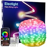 20M Lichterkette Außen, Bunt Farbwechsel Lichtschlauch RGB Smart IC, Fernbedienung & App Steuerung, 99+ Modi, Sync Musik, Timer, USB Plug in, Wasserfest für Garten Baum Trampolin, Halloween, Party
