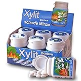 Xylit Bonbon Sauberer Atem mit Frischer Minze | 600 Xylit Bonbons | Keine Chance für Karies: zuckerfrei für angenehmen Atem | vegan & ohne Aspartam | 6 Dosen