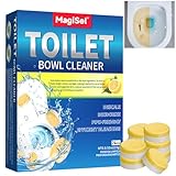 WC Reiniger Extra Stark, Toilettenreiniger Extra, WC Schaumreiniger Kalkentferner Dusche Badreiniger, 24 Toiletten Reiniger Tabs, Toilettenreinigungs-Brausetabletten für Glanz und Frischen Duftchaum