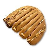 Rayline Baseball Handschuh 125 Baseball Glove braun Softballhandschuh Größe 12,5 Zoll Kinder und Erwachsene Sport Training