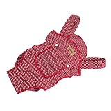 RORPOIR Babytrage tragekorb babybauchtragen carrier Back carrier for newborn Ergonomic carrier babysling verstellbare -Fronttrage Babyschale reine Baumwolle rot