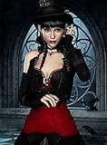 Puzzle 2000 Teile - Gothic: Frau mit Rabe