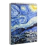 HexinYigjly Skizzenbuch A4, Zeichenblock DIN A4, Sketchbook A4, Zeichenpapier Dickes Papier A4, Spiralgebundenes Malblock Zeichenbuch für Künstler Skizzen Zeichnungen Notizen, 120 Seiten/60 Bögen