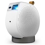 BenQ GV50 1080p Laser Tragbarer Deckenprojektor mit Stativfuß | Drehbare Winkelprojektion | 500 ANSI Lumen | 18W Bass Bluetooth Lautsprecher | Google TV mit Netflix | Chromecast & AirPlay | Autofokus