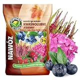 KALINOVA Dünger für Heidelbeeren 5kg - Blumendünger - Herbstdünger für Hortensien, Obststräucher, Koniferen, Heidelbeeren, Azaleen, Erika, Blaubeeren - Pflanzendünger - Obstdünger - Beerendünger