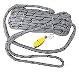 SmartProduct Festmacherleine 8m x 14mm Ankerleinen mit integrierte Gummi Ruckdämpfer und 60cm Schlaufe - Ankerleine Festmacher Leine Ankerseil Bootsleine Seil - 1 Stück