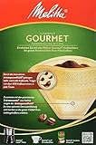 Melitta Gourmet Filtertüten, AromaporenPlus, Naturbraun 1er pack