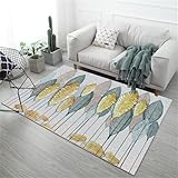 sitzecke kinderzimmer Anti rutsch für Teppich Kurzer Rutschfester Samtteppich für Wohnzimmer Schlafzimmer Nachttischteppich Raum deko 100X200CM