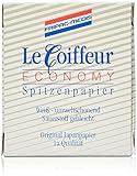 Fripac-Medis Le Coiffeur Spitzenpapier Spenderpackung mit Patentöffnung, Blattgröße 68 x 51 mm, 500 Blatt, weiß