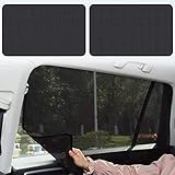 AIXIMA Sonnenschutz fürs Auto Vorhang,2 Stück Magnetisch Sonnenschutz Vorhang,Sonnenschutz Auto Baby,UV-Schutz Wärmeisoliert,Schutz der Privatsphäre,Seitenscheibe Universal für Personenkraftwagen