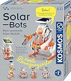 KOSMOS 621247 Solar Bots, Baue 8 Solar-Modelle, Bausatz für Solar Roboter mit Solarenergie-Antrieb, Solarzelle mit Motor, Experimentierkasten für Kinder ab 8-12 Jahre
