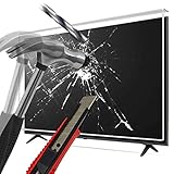 LEYF TV Bildschirmschoner 165 Bildschirm (65 Zoll) - Abgehängt und fixiert – AntiSchaden TV Schutz - Fernsehfilm für LCD, LED, 4K OLED und QLED HDTV Displayschutz für Fernseher