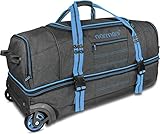 normani Reisetasche mit Rollen und großem Stauraum - mit Trolley-Funktion Farbe Blue Größe 120 Liter