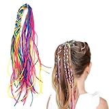 Haarbänder Zum Einflechten Haarschmuck Mädchen - Mädchen Haare Accessoires Accessoires Regenbogen Haare Zum Einflechten Bunt Haarsträhnen Mädchen Regenbogen Band Haar Accessoire Mädchen Kinder(30 Pcs)