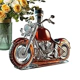 Akademischer aus für Motorrad – Wein- und Whiskyflasche, dekorativ, Vintage-Trinkbelüfter | Dekantier, Getränkespenderflasche für Champagner, Wodka, Kitchen Men Desk Home Com