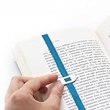 Lastword lesezeichen, bookmark - lesezeichen kinder - geschenk für frauen, geschenk für männer, geschenk für freundin - elastisches Lesezeichen für alle Bücher – DESIGN MADE IN ITALY (Blau)