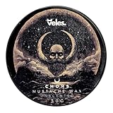 Veles Chors Schnurrbartwachs 30g Geruchlos Stark fixierendes Wachs für Bartstyling für Männer Natürliche Zusammensetzung Flexibel