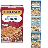 Bundle aus THOMY Les Sauces Béchamel, Hollandaise, Hollandaise légère, Hollandaise für Gemüse (4 x 250ml)